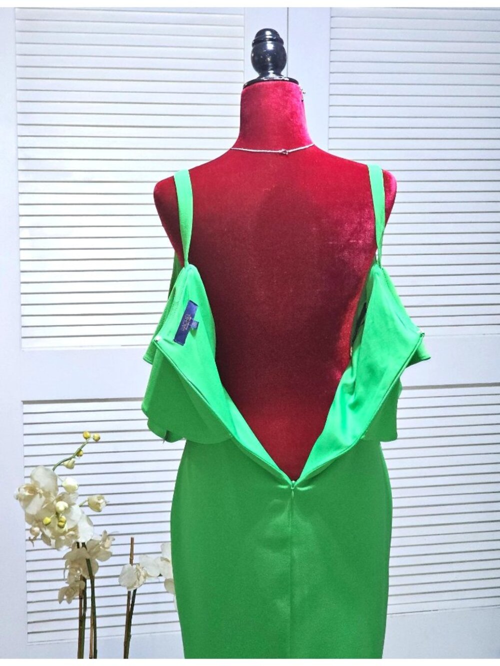 NWT Rachel Rachel Roy Women's Green Marcella Drapey Sheath Dress Size XL 2441 - Picture 10 of 16